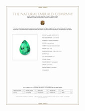 0.92 Ct. Emerald from Colombia Scan Report