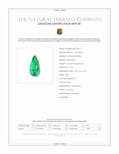 0.70 Ct. Emerald from Colombia Scan Report