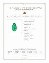 0.65 Ct. Emerald from Colombia Scan Report