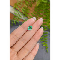 1.17 Ct. Emerald from Colombia Life Style
