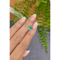1.17 Ct. Emerald from Colombia Life Style