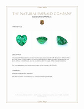 3.20 Ct. Emerald from Zambia Appraisal