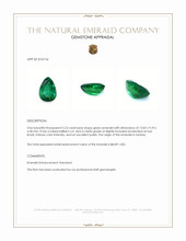 5.23 Ct. Emerald from Zambia Appraisal