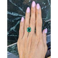 4.44 Ct. Emerald from Zambia Life Style