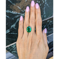 8.83 Ct. Emerald from Zambia Life Style