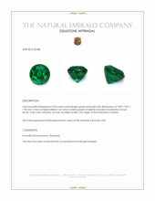 4.43 Ct. Emerald from Zambia Appraisal