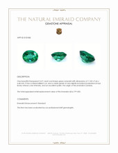 4.47 Ct. Emerald from Zambia Appraisal