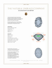 4.59 Ct. Emerald from Zambia 3 D Scan Report