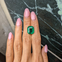 8.75 Ct. Emerald from Zambia Life Style