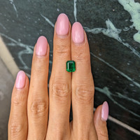 2.29 Ct. Emerald from Zambia Life Style