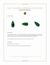 9.35 Ct. Cabochon Emerald from Colombia Appraisal