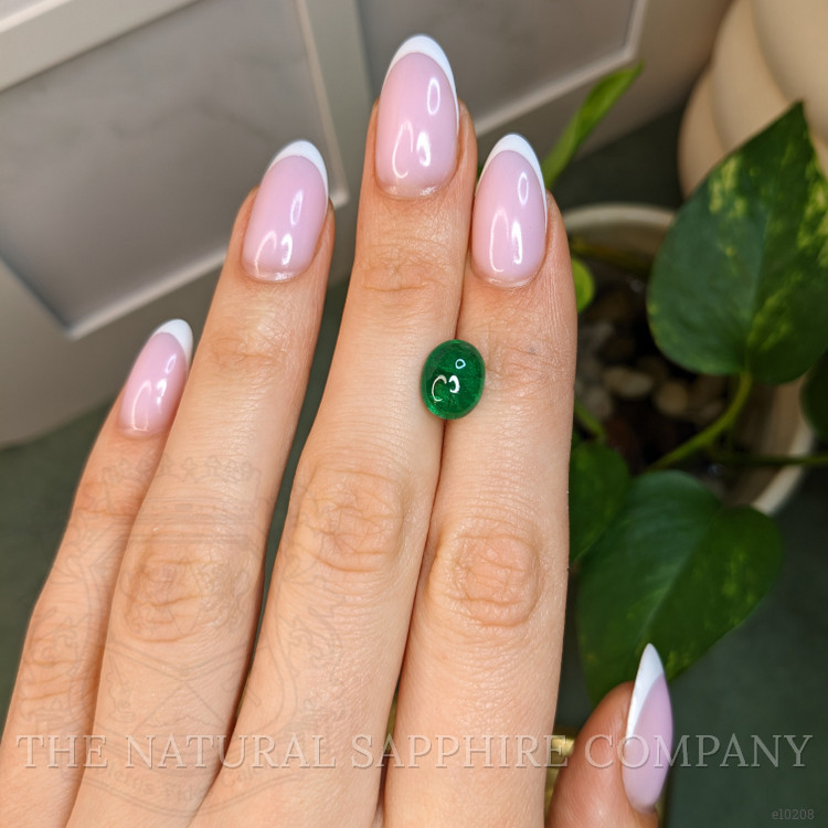 3.11 Ct. Cabochon Emerald from Colombia