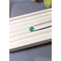 0.90 Ct. Cabochon Emerald from Afghanistan Life Style