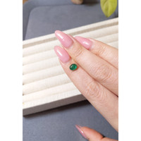 0.90 Ct. Cabochon Emerald from Afghanistan Life Style