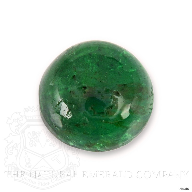 0.39 Ct. Cabochon Emerald from Afghanistan