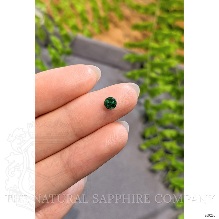0.39 Ct. Cabochon Emerald from Afghanistan