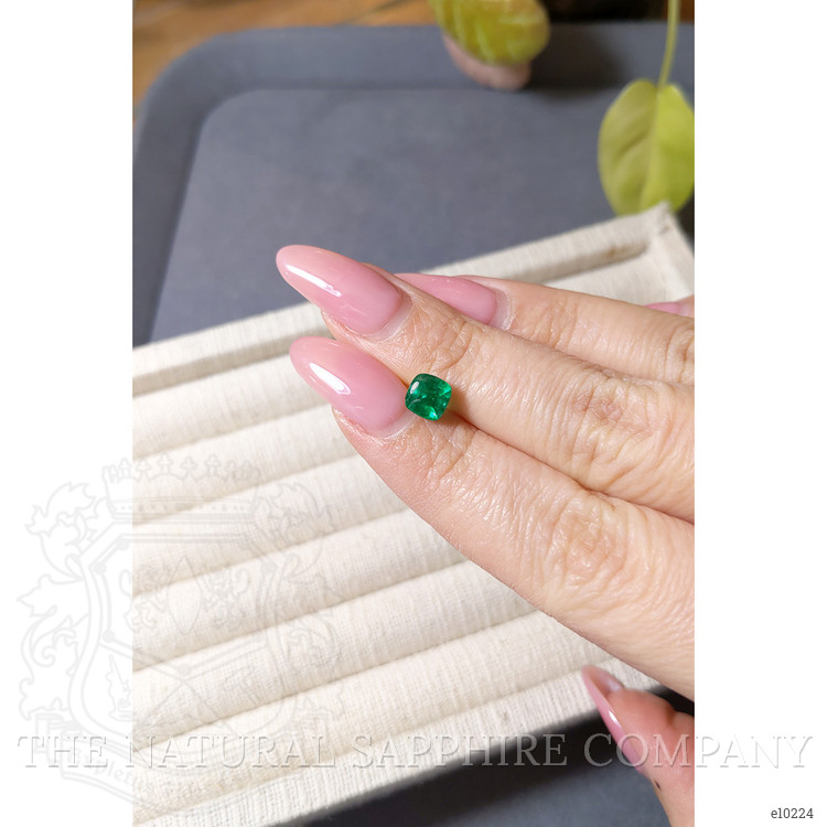 1.24 Ct. Cabochon Emerald from Afghanistan