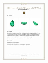 0.23 Ct. Emerald from Afghanistan Appraisal