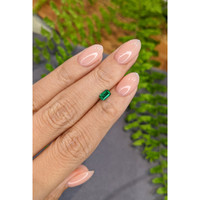0.36 Ct. Emerald from Afghanistan Life Style