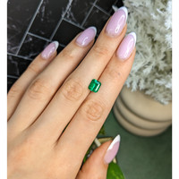 1.56 Ct. Emerald from Colombia Life Style