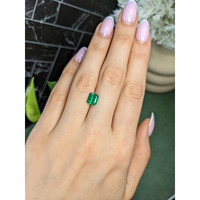 1.56 Ct. Emerald from Colombia Life Style