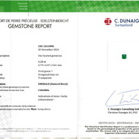 1.23 Ct. Emerald from Colombia - Muzo Pdf