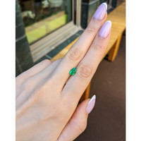 0.84 Ct. Emerald from Colombia Life Style