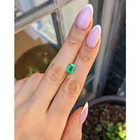 1.32 Ct. Emerald from Colombia Life Style