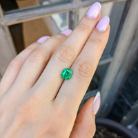 2.50 Ct. Emerald from Colombia Life Style