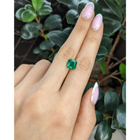 2.70 Ct. Emerald from Zambia Life Style