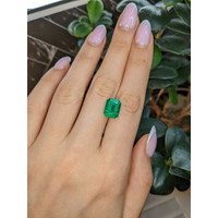 4.86 Ct. Emerald from Zambia Life Style