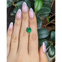 3.47 Ct. Emerald from Zambia Life Style