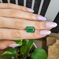 5.58 Ct. Emerald from Zambia Life Style