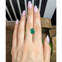 4.79 Ct. Emerald from Zambia Life Style