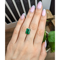 4.79 Ct. Emerald from Zambia Life Style