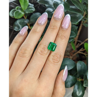 3.75 Ct. Emerald from Zambia Life Style