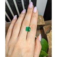 4.58 Ct. Emerald from Zambia Life Style