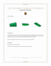 3.35 Ct. Emerald from Colombia Appraisal