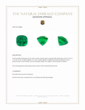 3.42 Ct. Emerald from Zambia Appraisal