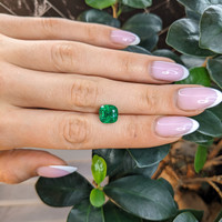 3.42 Ct. Emerald from Zambia Life Style