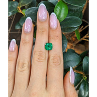 3.42 Ct. Emerald from Zambia Life Style