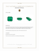 4.09 Ct. Emerald from Zambia Appraisal