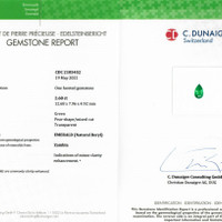 2.68 Ct. Emerald from Zambia Scan Report