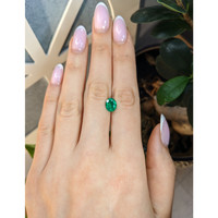 1.47 Ct. Emerald from Colombia Life Style