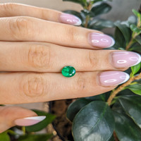 1.42 Ct. Emerald from Colombia Life Style