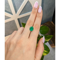 3.30 Ct. Emerald from Colombia Life Style