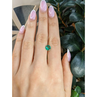 1.26 Ct. Emerald from Colombia Life Style
