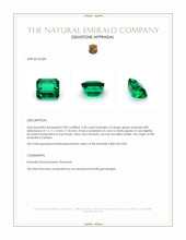 6.20 Ct. Emerald from Zambia Appraisal