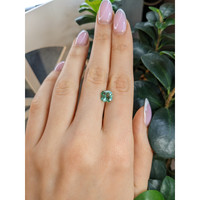1.76 Ct. Emerald from Colombia Life Style