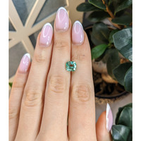 1.76 Ct. Emerald from Colombia Life Style